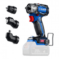 ЗУБР КОМПАКТ Комби, 20 В, 50 Н·м, без АКБ (LMS), бесщеточная дрель-шуруповерт, ПРОФЕССИОНАЛ (DB-50-H3)