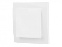 Выключатель 1 клав. (cкрытый, 6А) белый, Стандарт, Юпитер