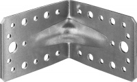 ЗУБР УКУ-2.5 65х90х90 х 2.5 мм, усиленный крепежный уголок, цинк (31011-90)
