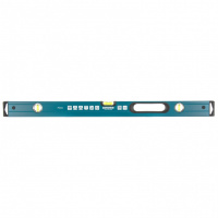 Уровень алюминиевый, 800 мм, 1 рукоятка, фрезеровка, 3 глазка, Prazision Gross