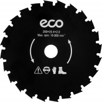 Нож для мотокосы 24 зуб. 200х2.0х25.4 мм ECO