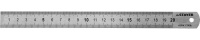 STAYER длина 0,2 м, Нержавеющая линейка (3427-020)