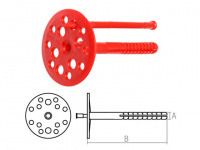 Дюбель для теплоизоляции 10х300 мм без гвоздя (50 шт в карт. уп.)