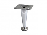 Опора мебельная конус d25х150 мм, хром STARFIX