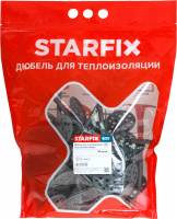 Дюбель для теплоизоляции 10х180 мм с пласт. гвоздем (30 шт в дой-паке) STARFIX