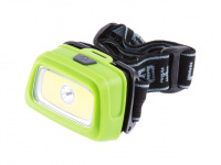 Фонарь налобный светодиодный 1+1Вт 3xAAA ЮПИТЕР