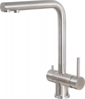 Смеситель для кухни (SUS 304) D35, серия ZAR с краном для пит. воды AV Engineering