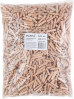 Шкант мебельный 6х30 мм деревянный (2000 шт в пакете) STARFIX