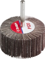 ЗУБР d 60 x 30 мм, P120, на шпильке d 6 мм, Круг шлифовальный лепестковый (36602-120)