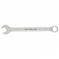 Ключ комбинированный, 14 мм, CrV, матовый хром Stels