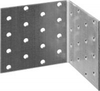 ЗУБР УКА-2.0 80х80х80 х 2 мм, равносторонний крепежный уголок, цинк (310206-080-080)