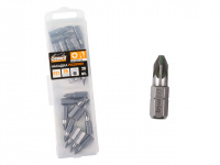 Насадка крестообразная PZ2 25мм 20шт GEPARD (GP3604-25)