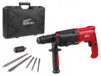 Перфоратор WORTEX RH 2427 X в чем. + (2 зубила, 3 сверла)