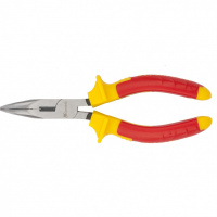 Длинногубцы изогнутые Insulated, 160 мм, двухкомпонентные рукоятки Matrix Professional