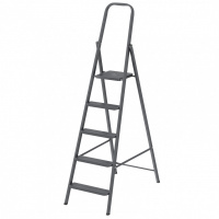 Стремянка 5 ступеней, компактная, стальная Россия Сибртех
