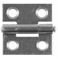 STAYER 25x24х1.0 мм, цвет белый цинк, карточная петля (37611-25-1)