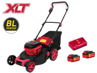 Газонокосилка аккумуляторная WORTEX CLM 4536 в кор. XLT SET БЕСЩЁТ.ДВИГ., 18В+18В, шир.460 мм