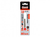 Сверло по металлу ц/х 2.0х24х49 мм HSS-Co, комплект из 2-х шт GEPARD