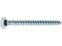 Шуруп 8х50 мм шестигр. головка, цинк, DIN 571 (10 шт в зип-локе) STARFIX