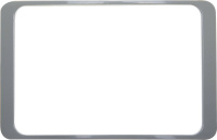 СВЕТОЗАР Гамма, цвет серый, двойная, декоративная вставка (SV-54174-GR)