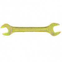 Ключ рожковый, 19 х 22 мм, желтый цинк Сибртех