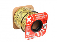 Уплотнитель "D" черный  9х8мм 100м STARFIX (SF1013-03)