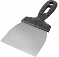 ЗУБР 100 мм, пластиковая ручка, нержавеющий шпатель (10077-10)