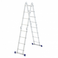 Лестница шарнирная алюминиевая, 4 х 4 ступени, Сибртех