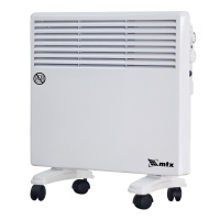 Конвектор электрический CH-1000, 1000 Вт, X-образный нагреватель, термостат, колеса  MTX