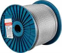 Трос стальной, оцинк. М6 DIN 3055 (бухта 100 м) STARFIX