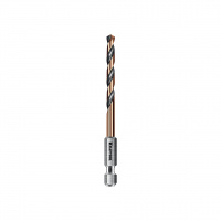 KRAFTOOL НЕХ-1/4″, d 4.5 х 87 мм, сверло по металлу для винтовёртов и шуруповертов IMPACT READY (29652-4.5)