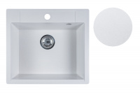 Мойка кухонная из искусственного камня UNIT белый 550х500 мм, AV Engineering