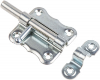 Шпингалет 50 мм фигурный ЗТ2, белый цинк STARFIX