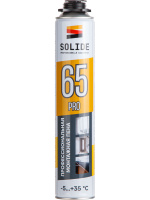 Пена монтажная профессиональная всесезонная SOLIDE Foam Pro 65 (750мл)