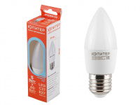 Лампа светодиодная C37 СВЕЧА 5 Вт 170-240В E27 4000К ЮПИТЕР