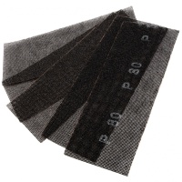 Сетка абразивная, P 80, 115 х 280 мм, 5 шт Denzel