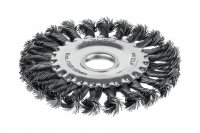 ЗУБР 125х22 мм, щетка дисковая для УШМ, жгутированная стальная проволока 0.5 мм, посад. 22 мм (35170-125)