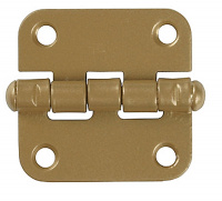 ПН-40 40x40х1.5 мм, цвет золотой металлик, карточная петля (37623-40)