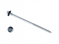 Саморез для сэндвич-панелей по бетону 8.1/7.6х235 мм цинк, шайба с прокл., (350 шт в коробе)