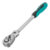 Ключ-трещотка шарнирный 1/2", СrV, 72 зуба, с быстрым сбросом, матовый хром Stels