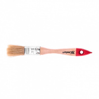 Кисть плоская "Стандарт" 3/4" (20 мм) натуральная щетина, деревянная ручка MTX