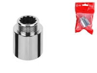 Удлинитель 3/4" вн.-нар. х 25 мм усиленный ХРОМ, AV Engineering (инд. упак.)