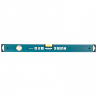 Уровень алюминиевый, 600 мм, магнит, 2 глазка, Magnetisch Gross