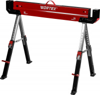 Козлы строительные регулируемые Wortex SAS 1180 макс 590 кг, высота 617-815 мм, длина 1085 мм