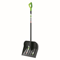 Лопата для уборки снега, поликарбонат, 460х400х1370 мм, стальной черенок, BASE Palisad