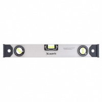 Уровень алюминиевый "Рельс", 400 мм, 3 глазка (1 поворотный) Matrix