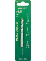 Сверло по металлу ц/х 4.5х47х80 мм HSS ВОЛАТ