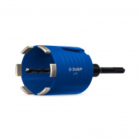 ЗУБР АСК d 68 мм (М16, рабочая глубина 75 мм, лазерная сварка), алмазная сегментная коронка для подрозетников, Профессионал (29875-68)