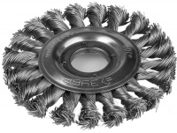 ЗУБР 100 мм, стальная проволока 0.5 мм, щетка дисковая для УШМ (35192-100)