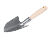 Совок посадочный широкий нерж. 33см с дер.ручкой ВОЛАТ